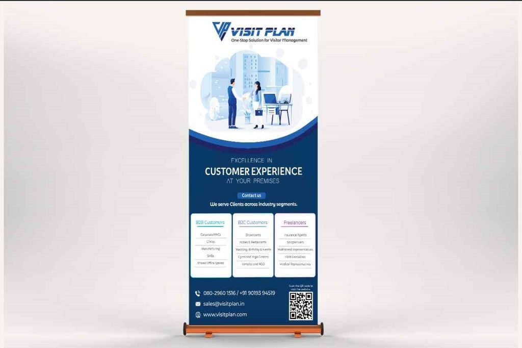 Visit Plan standing banner
