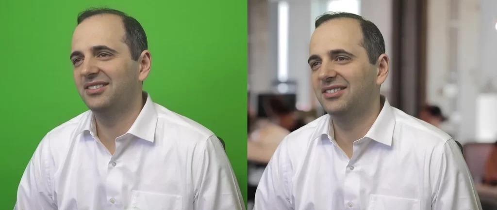 green screen studio Green screen comparison